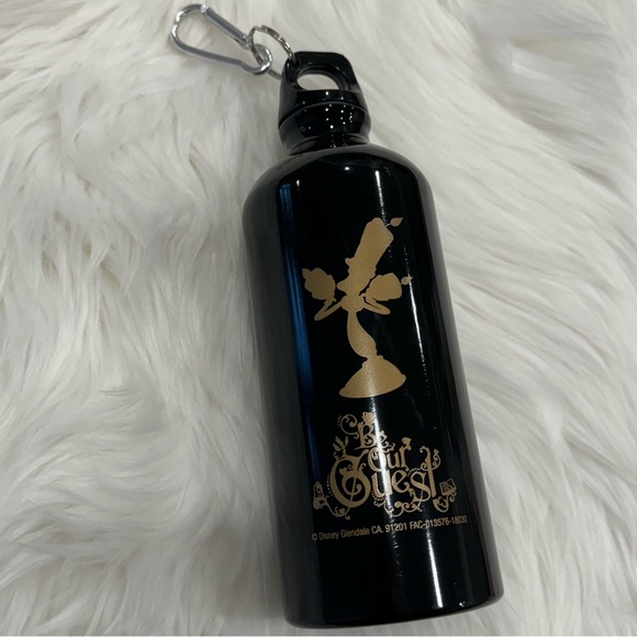 Disney Store Cast Member Exclusive Be Our Guest Lumiere Water Bottle 7” NEW - Picture 7 of 12